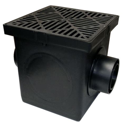 lawn drainage pipe junction box|12 x 12 drain pipe.